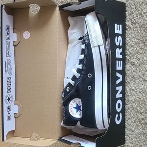 Never Used/Brand New Black Converse All Stars, Size 8 Women's, Size 6 Men's